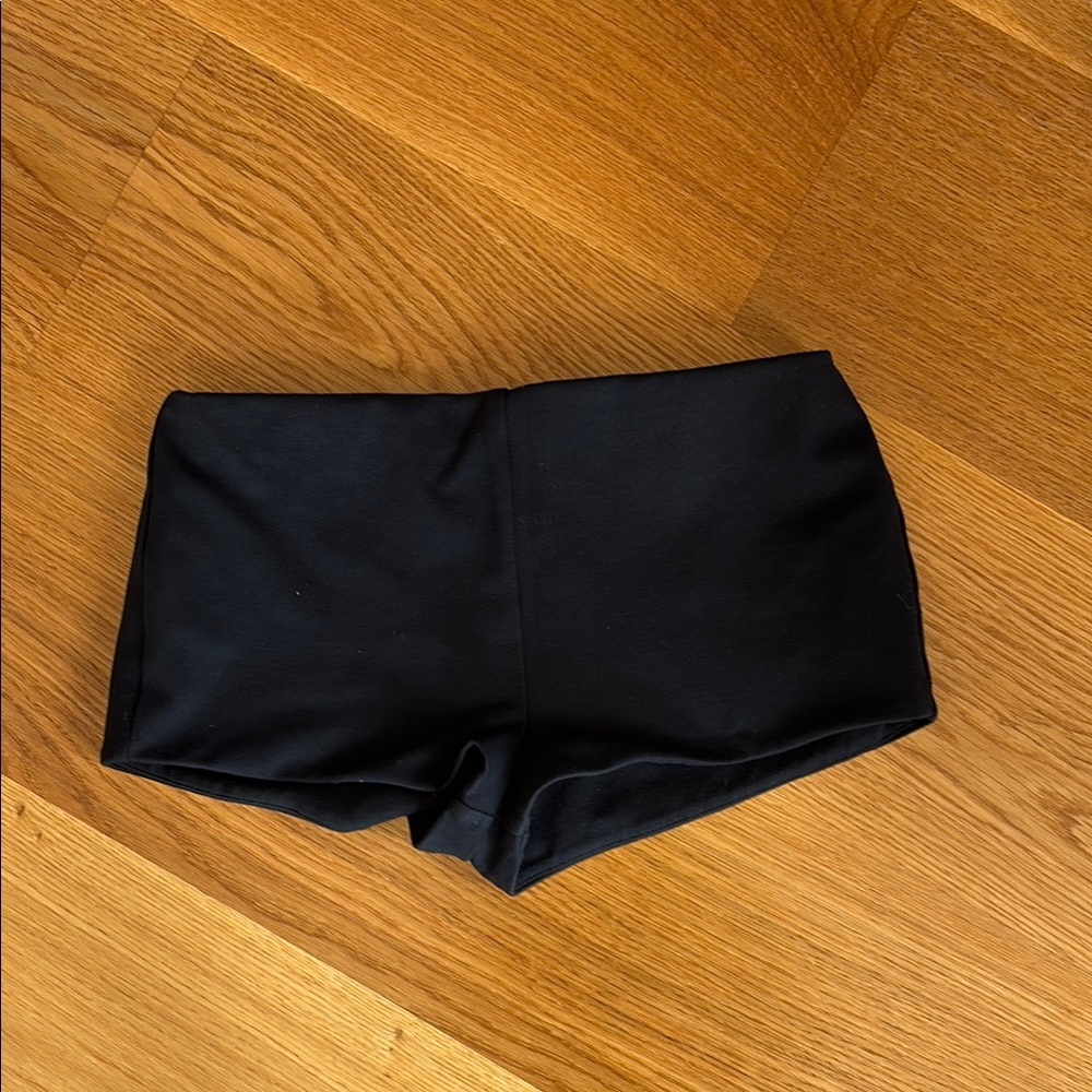 Lovers + Friends Black Micro Shorts